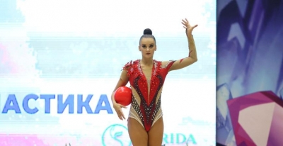 Алина Горносько победила в упражнении с мячом на II Играх стран СНГ