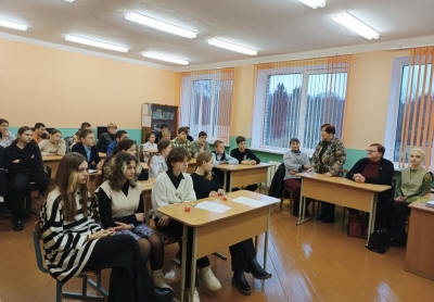 Учащиеся Трабской СШ познакомились с деятелями культуры и искусства Республики Беларусь в рамках проекта ШАГ