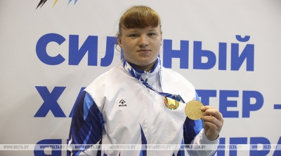 Белоруска Дарья Хейдер взяла бронзу тяжелоатлетического турнира II Игр стран СНГ