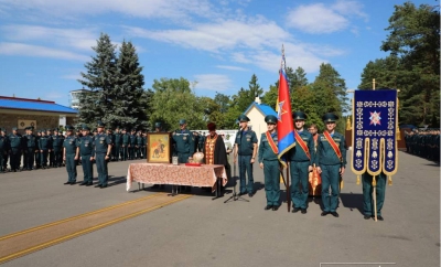 Спасатели Гродненщины поклонились мощам Георгия Победоносца