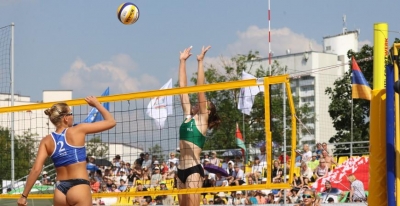 Белоруски заняли второе место в турнире по пляжному волейболу II Игр стран СНГ