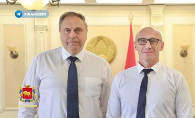Председатель облисполкома Владимир Караник провел рабочую встречу с министром жилищно-коммунального хозяйства Геннадием Трубило