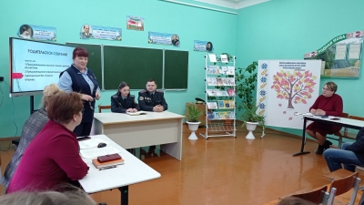 В Субботникской СШ прошло родительское собрание на тему: &quot;Безопасность детей в наших руках&quot;.