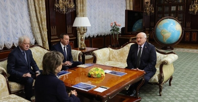 Александр Лукашенко встретился с генеральным директором АО &quot;Российский экспортный центр&quot; Вероникой Никишиной