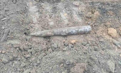 В Гродно строители нашли артиллерийский снаряд времён Великой Отечественной войны