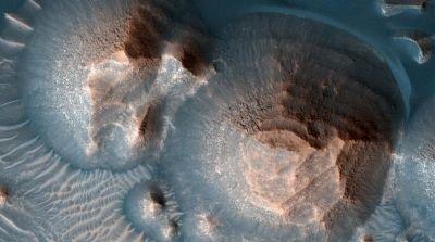 На Марсе заметили следы мощных извержений