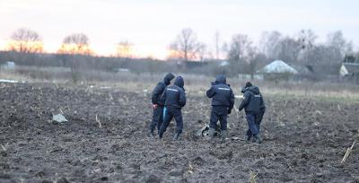 СК Беларуси изъял для исследования объекты с места падения украинской ракеты