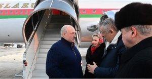 Александр Лукашенко прибыл с рабочим визитом в Россию