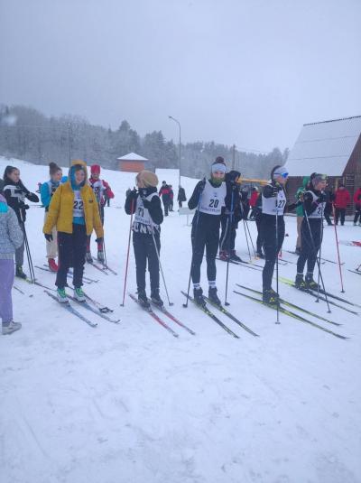 Cборная команда района завоевала бронзу в областной спартакиаде школьников по лыжным гонкам