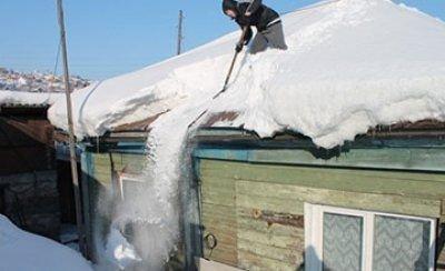 Очистка крыши от снега и наледи