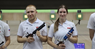 Белорусские стрелки Иван Казак и Зоя Дасько выиграли золото II Игр стран СНГ