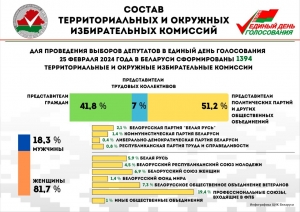 В стране сформированы 1394 территориальные и окружные избирательные комиссии, в состав которых вошло 9459 человек